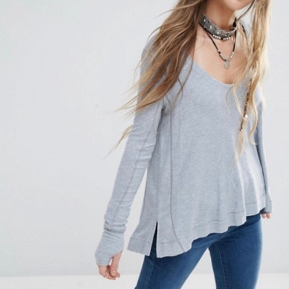 Women’s Free People Malibu Top in Silver